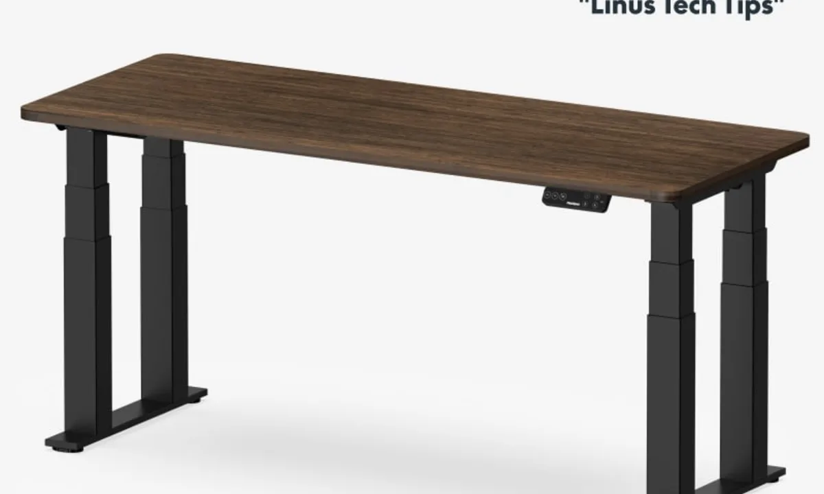 FlexiSpot E7 Plus standing desk frame and desktop