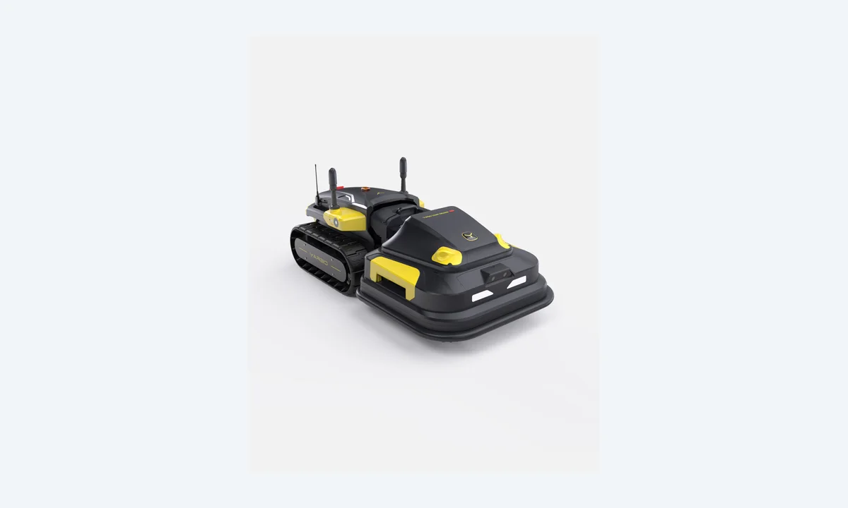 Yarbo Y40 core with Lawn Mower Pro module